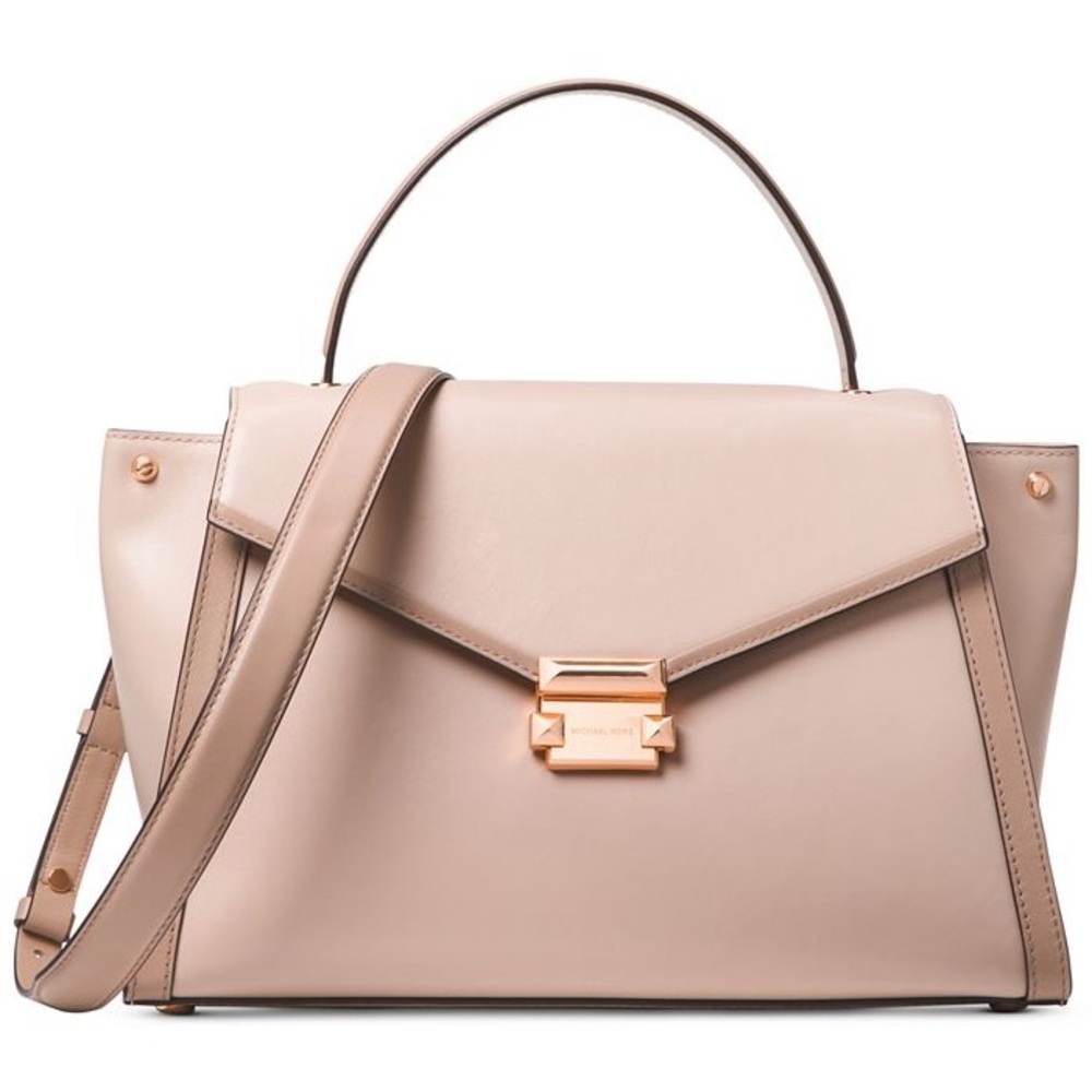 Michael Kore Whitney Leather Satchel
